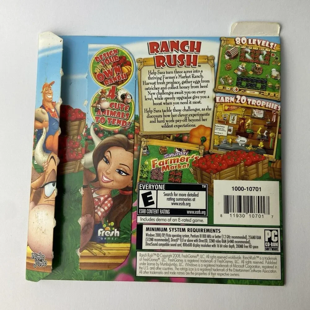 Ranch Rush PC 2008 Rescue The Ranch Mumbo Jumbo Premium Casual Games